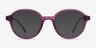 Satisfy Cassis AcetateEyeglass Frames from EyeBuyDirect, with Tinted Lenses
