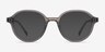 Satisfy Clear Gray AcetateEyeglass Frames from EyeBuyDirect, with Tinted Lenses