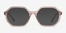 Dream Clear Brown AcétateMontures de lunettes de vue d'EyeBuyDirect, Avec des Verres Teintés