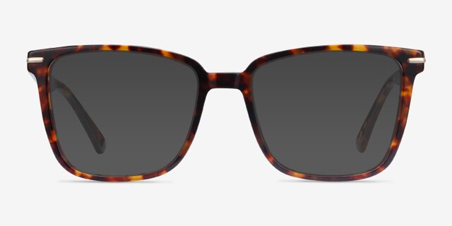 Canvas Tortoise AcetateEyeglass Frames from EyeBuyDirect, with Tinted Lenses