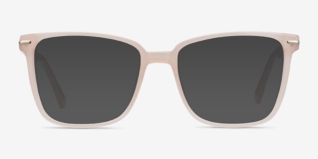 Canvas Beige AcetateEyeglass Frames from EyeBuyDirect, with Tinted Lenses