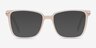 Canvas Beige AcetateEyeglass Frames from EyeBuyDirect, with Tinted Lenses