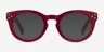 Morla Burgundy AcetateEyeglass Frames from EyeBuyDirect, with Tinted Lenses