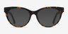 Paula Tortoise AcetateEyeglass Frames from EyeBuyDirect, with Tinted Lenses