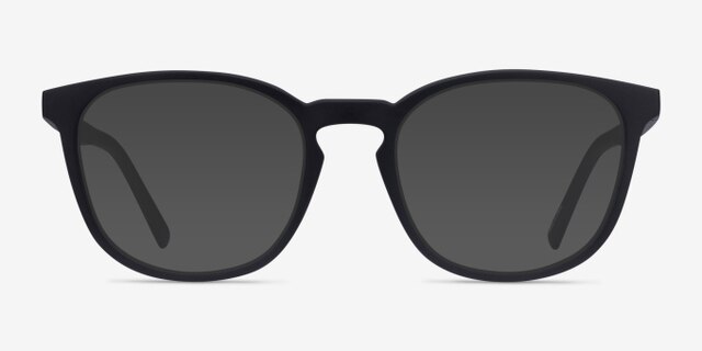 Persea Basalt PlasticEyeglass Frames from EyeBuyDirect, with Tinted Lenses
