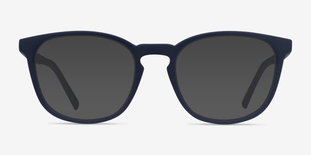 Persea Abyssal Blue PlasticEyeglass Frames from EyeBuyDirect, with Tinted Lenses
