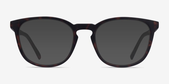 Persea Warm Tortoise PlastiqueMontures de lunettes de vue d'EyeBuyDirect, Avec des Verres Teintés