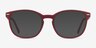Aloe Crimson Eco-friendlyEyeglass Frames from EyeBuyDirect, with Tinted Lenses