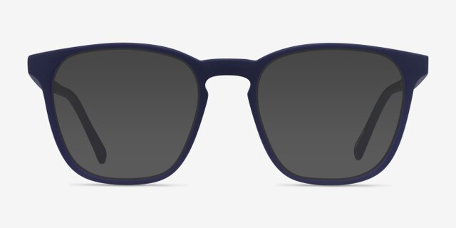 Eucalyptus Abyssal Blue PlastiqueMontures de lunettes de vue d'EyeBuyDirect, Avec des Verres Teintés