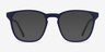 Eucalyptus Abyssal Blue PlastiqueMontures de lunettes de vue d'EyeBuyDirect, Avec des Verres Teintés