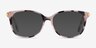 Jasmine Ivory Tortoise AcetateEyeglass Frames from EyeBuyDirect, with Tinted Lenses