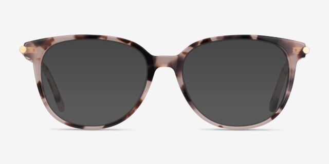 Jasmine Écaille ivoire AcétateMontures de lunettes de vue d'EyeBuyDirect, Avec des Verres Teintés