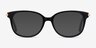 Jasmine Black AcetateEyeglass Frames from EyeBuyDirect, with Tinted Lenses