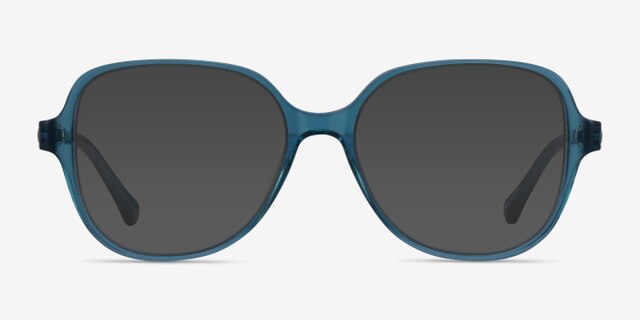 Precious Teal AcetateEyeglass Frames from EyeBuyDirect, with Tinted Lenses