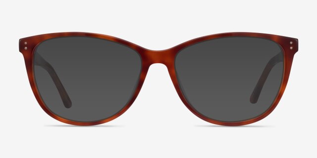 Solitaire Tortoise AcetateEyeglass Frames from EyeBuyDirect, with Tinted Lenses