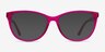 Solitaire Pink AcetateEyeglass Frames from EyeBuyDirect, with Tinted Lenses