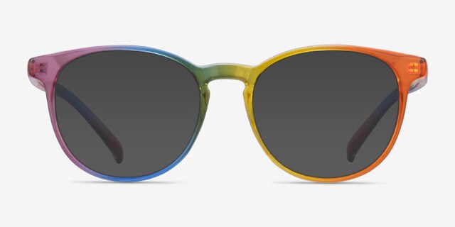 Rainbow Rainbow PlasticEyeglass Frames from EyeBuyDirect, with Tinted Lenses