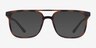 Between Matte Tortoise PlasticEyeglass Frames from EyeBuyDirect, with Tinted Lenses