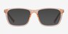 Brad Clear Orange Black PlasticEyeglass Frames from EyeBuyDirect, with Tinted Lenses