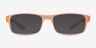 Over Light Orange PlasticEyeglass Frames from EyeBuyDirect, with Tinted Lenses