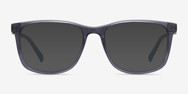 Freeze Clear Gray PlastiqueMontures de lunettes de vue d'EyeBuyDirect, Avec des Verres Teintés