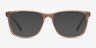 Freeze Clear Brown PlasticEyeglass Frames from EyeBuyDirect, with Tinted Lenses