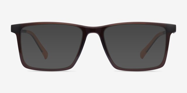 Why Brown PlasticEyeglass Frames from EyeBuyDirect, with Tinted Lenses