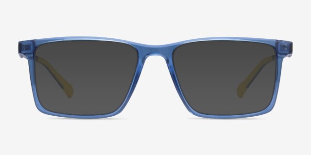Why Blue PlasticEyeglass Frames from EyeBuyDirect, with Tinted Lenses