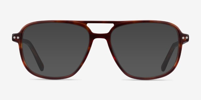 Spirit Tortoise AcetateEyeglass Frames from EyeBuyDirect, with Tinted Lenses