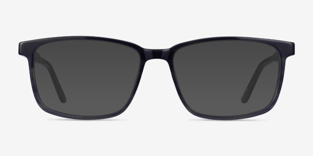 Shift Green Black Striped AcetateEyeglass Frames from EyeBuyDirect, with Tinted Lenses