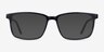 Shift Green Black Striped AcetateEyeglass Frames from EyeBuyDirect, with Tinted Lenses
