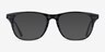 Easy Gray Striped AcetateEyeglass Frames from EyeBuyDirect, with Tinted Lenses