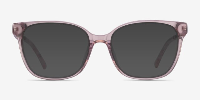 Miracle Pink AcetateEyeglass Frames from EyeBuyDirect, with Tinted Lenses