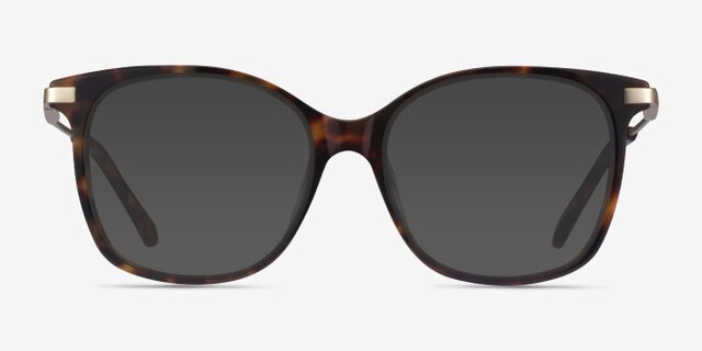 Celestial Tortoise  Gold AcétateMontures de lunettes de vue d'EyeBuyDirect, Avec des Verres Teintés