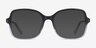 Clematis Black Clear AcetateEyeglass Frames from EyeBuyDirect, with Tinted Lenses