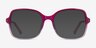 Clematis Clear Pink AcetateEyeglass Frames from EyeBuyDirect, with Tinted Lenses