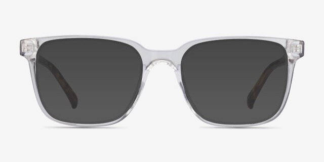 Boat Clear Tortoise PlasticEyeglass Frames from EyeBuyDirect, with Tinted Lenses