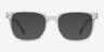 Boat Clear Tortoise PlasticEyeglass Frames from EyeBuyDirect, with Tinted Lenses