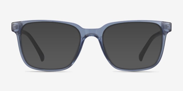 Boat Clear Blue PlasticEyeglass Frames from EyeBuyDirect, with Tinted Lenses