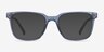 Boat Clear Blue PlasticEyeglass Frames from EyeBuyDirect, with Tinted Lenses