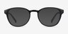 Cool Black PlasticEyeglass Frames from EyeBuyDirect, with Tinted Lenses
