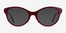 Dilly Burgundy AcetateEyeglass Frames from EyeBuyDirect, with Tinted Lenses