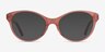 Dilly Pink AcetateEyeglass Frames from EyeBuyDirect, with Tinted Lenses