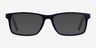 Osmotic Dark Blue Tortoise AcetateEyeglass Frames from EyeBuyDirect, with Tinted Lenses