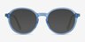 Happy Clear Blue Green AcetateEyeglass Frames from EyeBuyDirect, with Tinted Lenses