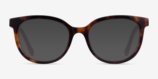 Popcorn Tortoise Pink AcetateEyeglass Frames from EyeBuyDirect, with Tinted Lenses