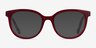 Popcorn Red Floral AcetateEyeglass Frames from EyeBuyDirect, with Tinted Lenses