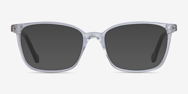 Travel Clear Tortoise AcetateEyeglass Frames from EyeBuyDirect, with Tinted Lenses