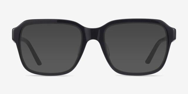 Neat Black AcetateEyeglass Frames from EyeBuyDirect, with Tinted Lenses