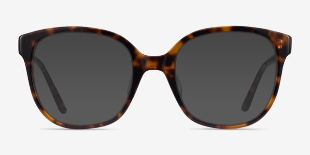 Osmanthus Tortoise AcetateEyeglass Frames from EyeBuyDirect, with Tinted Lenses